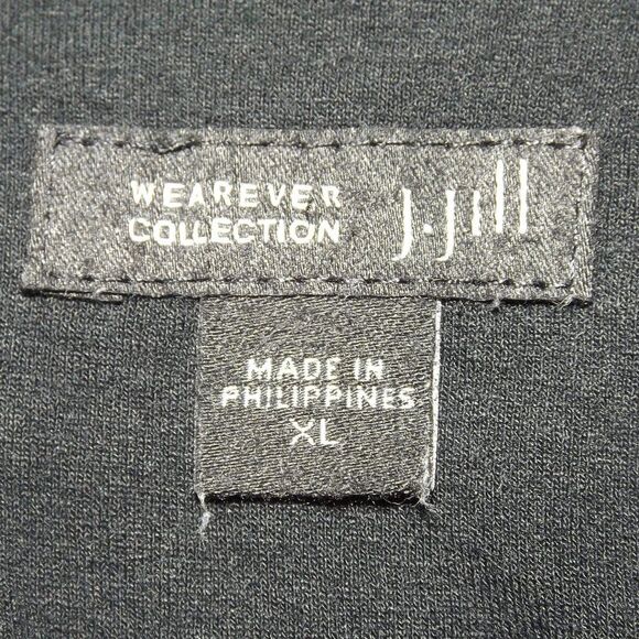 J.Jill Jacket, XL, Lightweight, Black, Open front, Pockets, Long sleeve - Picture 11 of 14